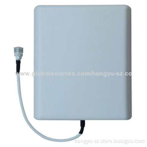 Wall-mounted Antenna with 806 to 960/1,710 to 2,500MHz Frequency Range, Applied to Base Station
